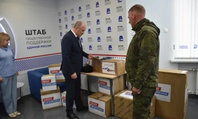 Из Орла бойцам на луганское направление передали комплект спутникового оборудования