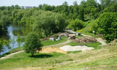 В Орле на Дворянке возводят новую ротонду