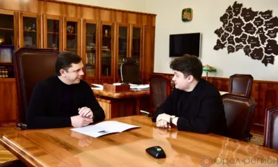 Андрей Клычков встретился с известным скрипачом Петром Лундстремом