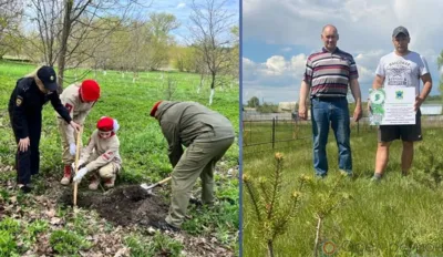 Орловские полицейские присоединились к акции «Сад памяти»