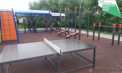 В Орловской области продолжается благоустройство общественных территорий