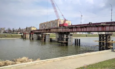 В Орле приостановлены работы на Красном мосту