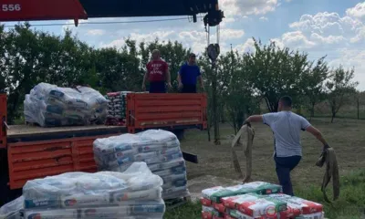 Орловская делегация передала стройматериалы в Троицкий район ЛНР