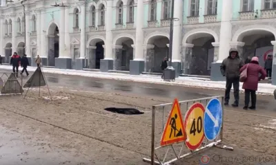 Мэр Орла рассказал о восстановительных работах на месте провала