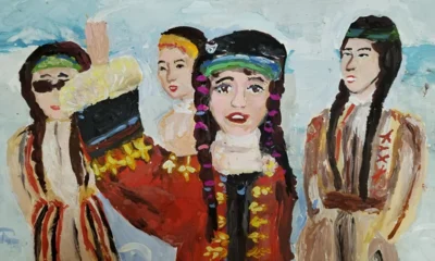 В Болховском краеведческом музее открылась 20-я выставка работ юных художников детской школы искусств «Я рисую мир»