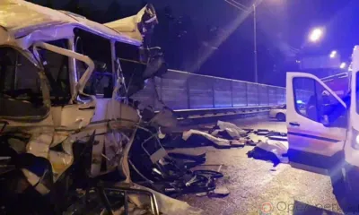 Три орловца пострадали в страшном ДТП с участием автобусов Министерства обороны России и грузовика