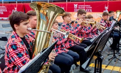 На Красной площади выступил орловский оркестр «Прометей»