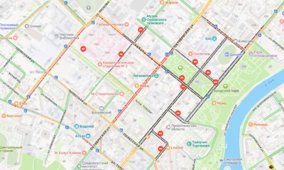 Перекрытие дорог в центре Орла вызвало серьёзные пробки