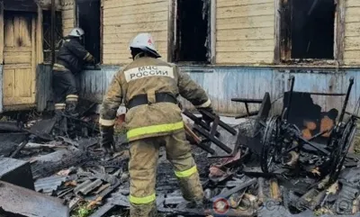 В результате пожара в Глазуновском районе погиб мужчина