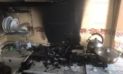 В Орле госпитализировали женщину, пострадавшую при пожаре