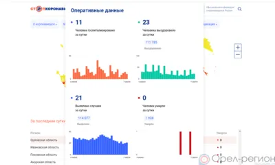 21 орловец пополнил список заболевших COVID-19 за минувшие сутки