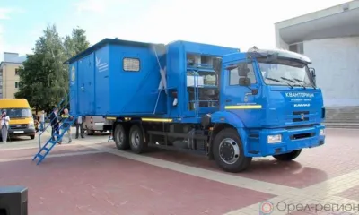 Мобильный кванториум до конца учебного года побывает в шести муниципальных образованиях Орловщины