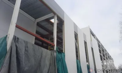 В Орле продолжается строительство ФОКа на ул. Матвеева