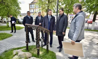 Андрей Клычков осмотрел благоустроенные территории в Ливнах