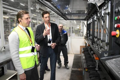 Фото 7. Андрей Клычков посетил два промпредприятия в индустриальном парке «Орёл»
