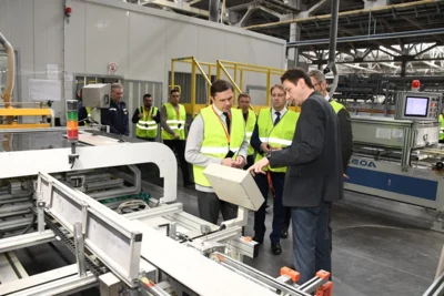 Фото 10. Андрей Клычков посетил два промпредприятия в индустриальном парке «Орёл»