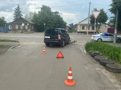В Орле девятилетний велосипедист попал под колёса Land Rover