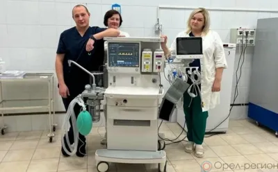 Ливенская ЦРБ получила новый наркозно-дыхательный аппарат