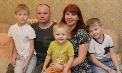 Орловчанку Светлану Сердечную с Днём матери поздравят трое сыновей и супруг
