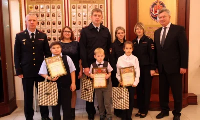 В Орле юные победители конкурса «Мои родители работают в полиции» получили награды