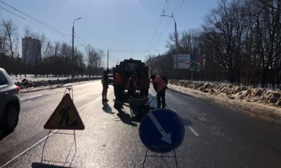 В Орле ведётся непрерывный ямочный ремонт дорог