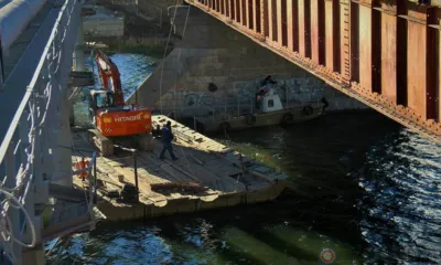 На Красном мосту в Орле завершились работы под водой