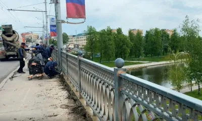 В Орле завершается ремонт Тургеневского моста
