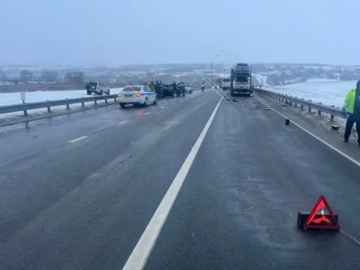 Фото 2. Два человека погибли в ДТП на трассе Орёл-Тамбов