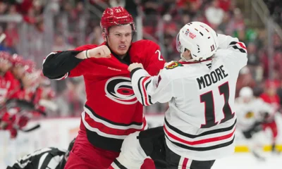 Орловский хоккеист отправил в нокдаун американского игрока «Чикаго»