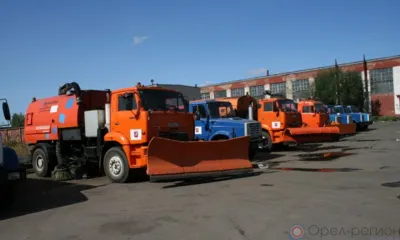 Около 80% техники орловской Спецавтобазы готово к зиме