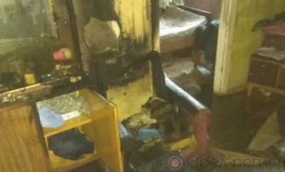 В Орле спасли мужчину из горящей квартиры