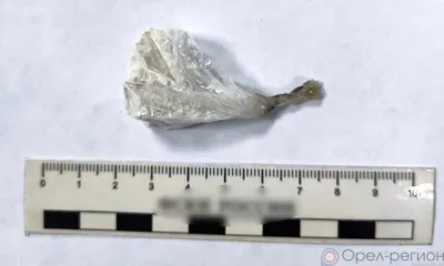 Орловские полицейские нашли в рюкзаке мужчины синтетические наркотики