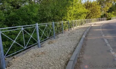 В Болхове благоустраивают улицу Земляная гора