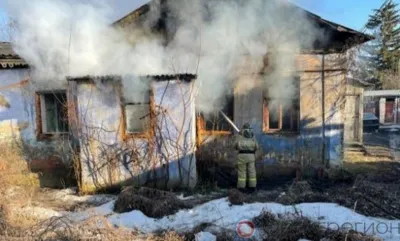 В Залегощенском районе при пожаре погиб мужчина