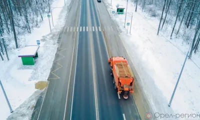 Расчищать федеральные трассы Орловщины от снега будут 270 машин