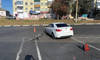В Орле 79-летний велосипедист попал под колёса Kia Cerato