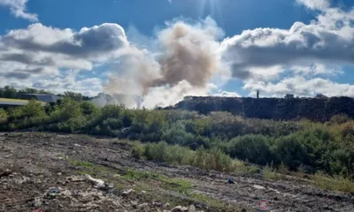 Под Орлом горит мусорный полигон