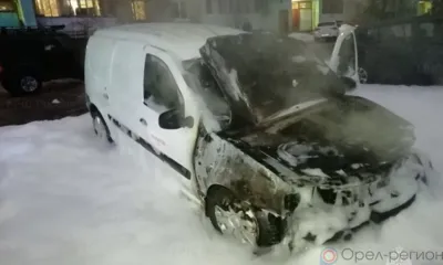 Орловец пострадал из-за загоревшегося автомобиля