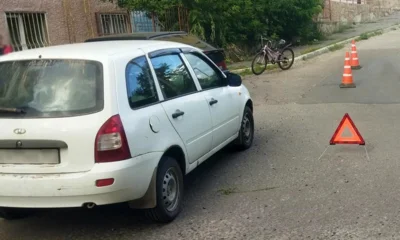 В Орле 11-летняя велосипедистка попала под колёса автомобиля