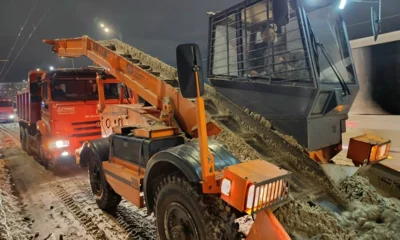 С улиц Орла за сутки вывезли 3270 кубометров снега