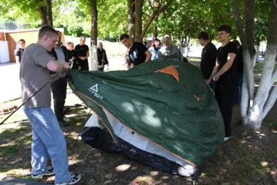 Фото 4. Молодые орловцы приняли участие в фестивале здорового образа жизни в Детском парке