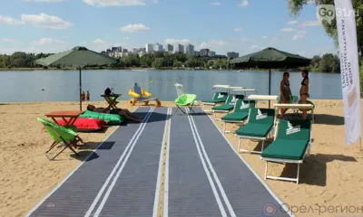 В Орле на озере Светлая жизнь оборудуют пляж для людей с ОВЗ