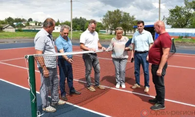 В Колпне благоустроили многофункциональную спортивную площадку