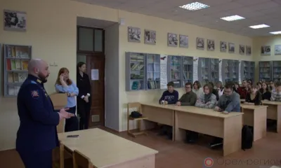 Ветеран СВО встретился с орловскими студентами