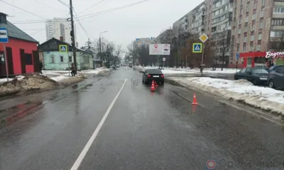 В Орле под колёса BMW попала 70-летняя женщина