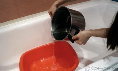 В нескольких домах Орла отключили горячую воду и электричество