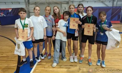 Орловские бадминтонисты выиграли девять медалей на всероссийских соревнованиях