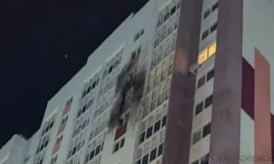 Под Орлом два беспилотника попали в многоэтажку