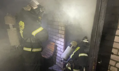 В результате пожара в бане в Мценске пострадала 59-летняя женщина