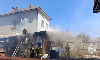 Фото 1. На пожаре в Орле мужчина получил ожоги рук